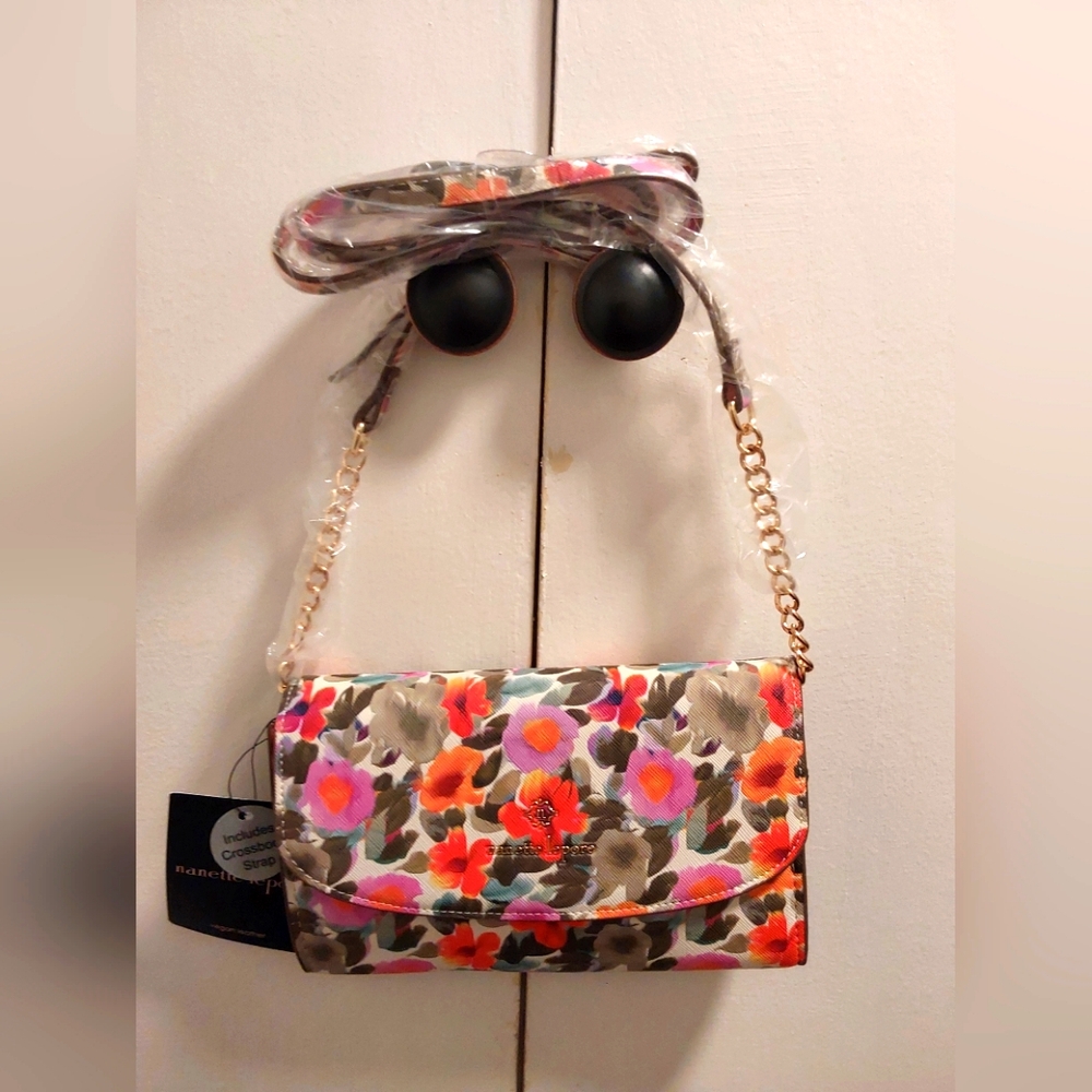 NWT Nanette lepore floral haze crossbody